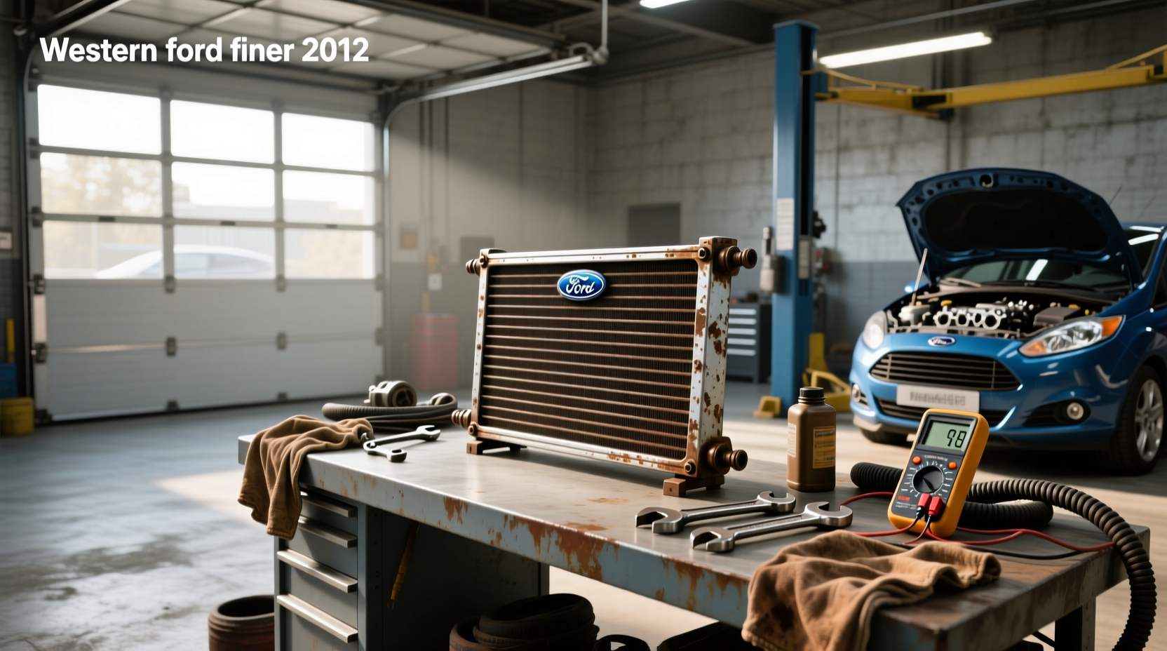 How to Replace a Radiator on a 2012 Ford Fiesta
