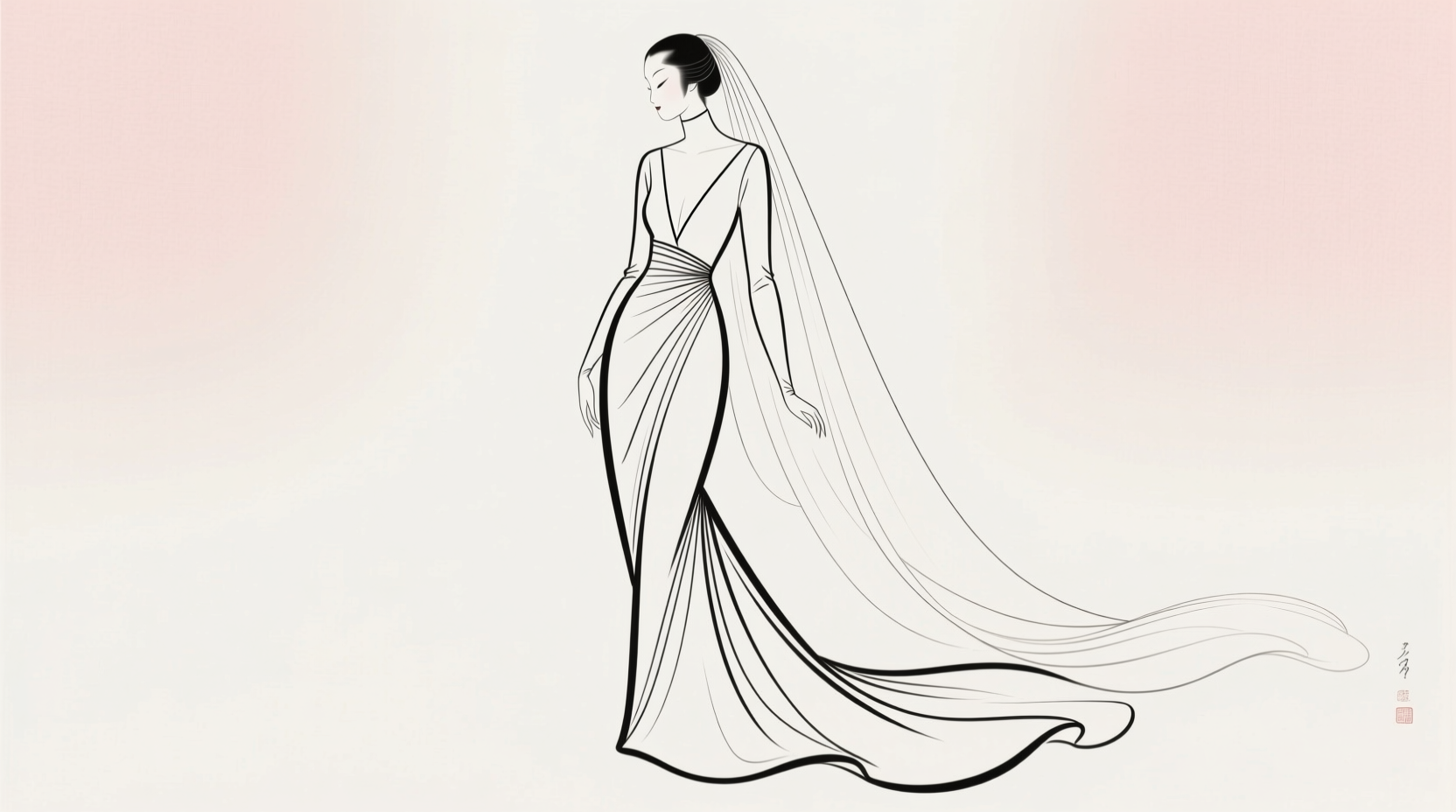 a line wedding dress