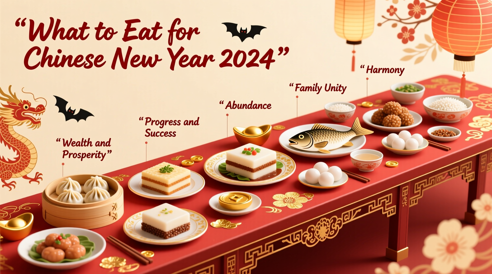 What to Eat for Chinese New Year 2024: Traditional Foods and Meanings