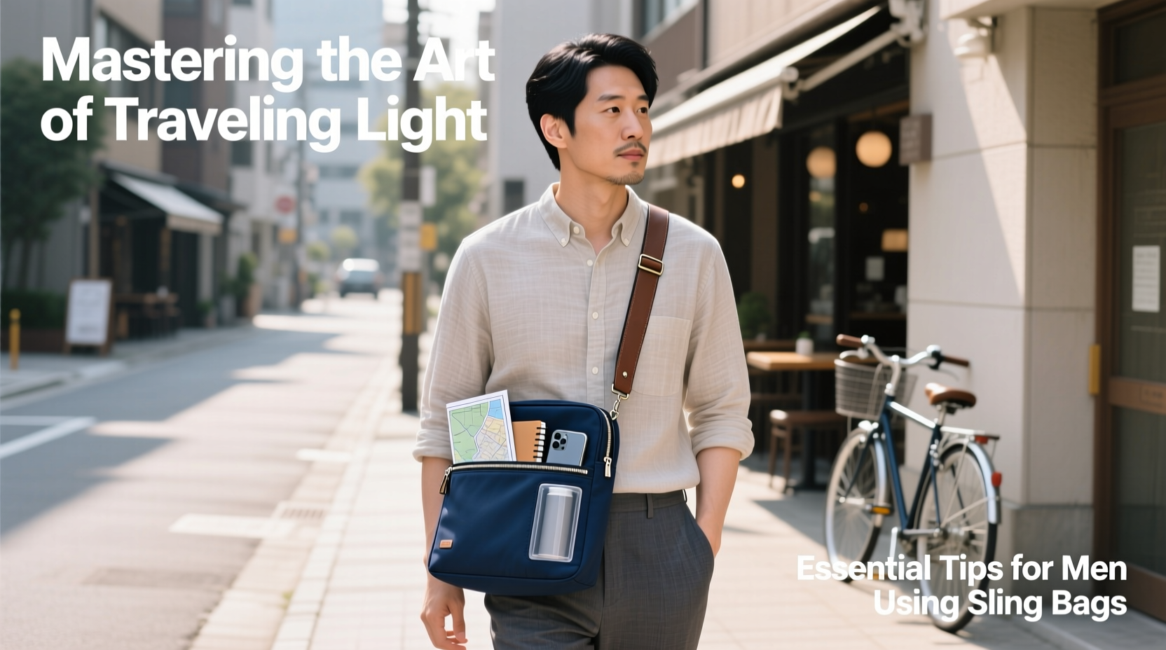 mastering the art of traveling light essential tips for men using sling bags