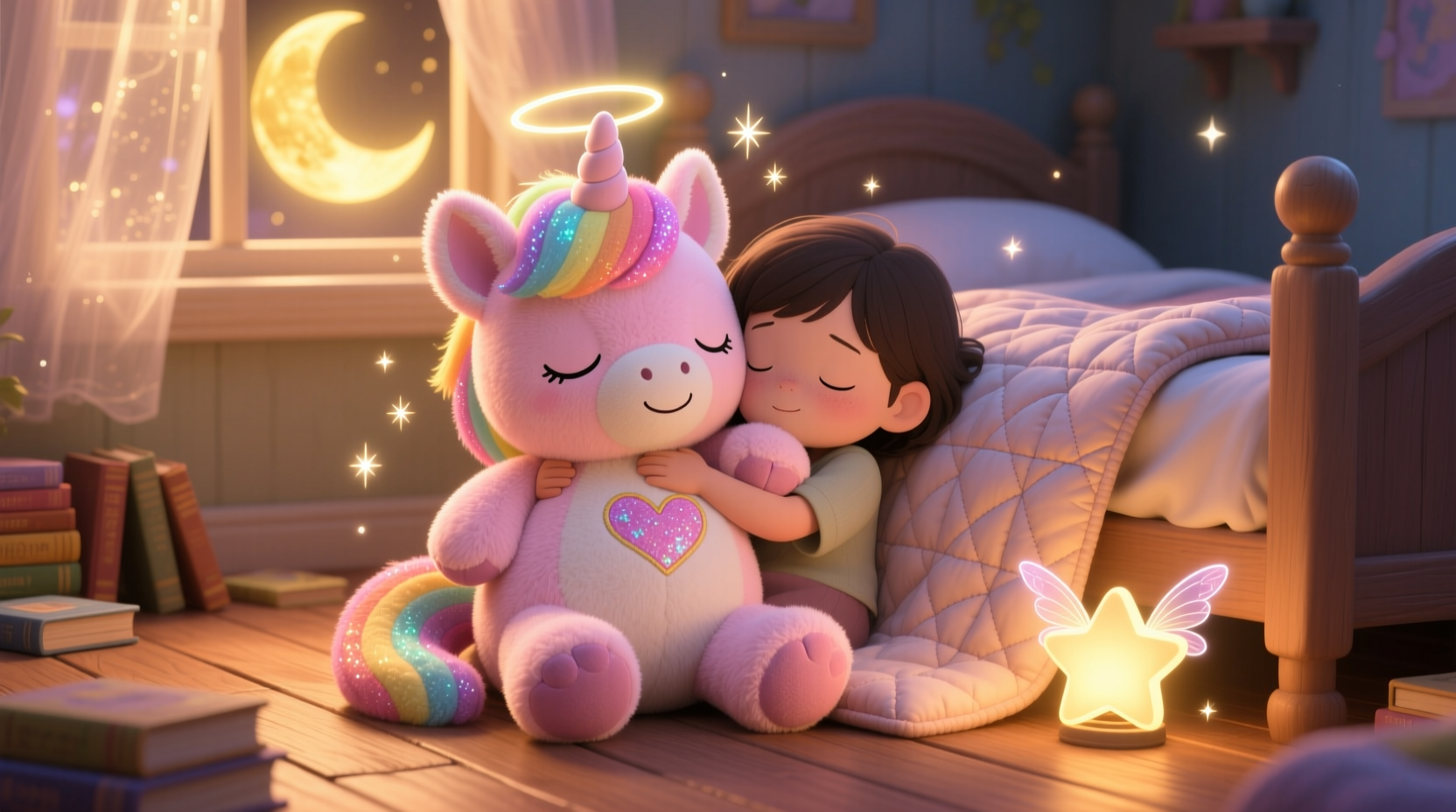 creative ways to use a little pony plush toy as a comforting sleeping companion