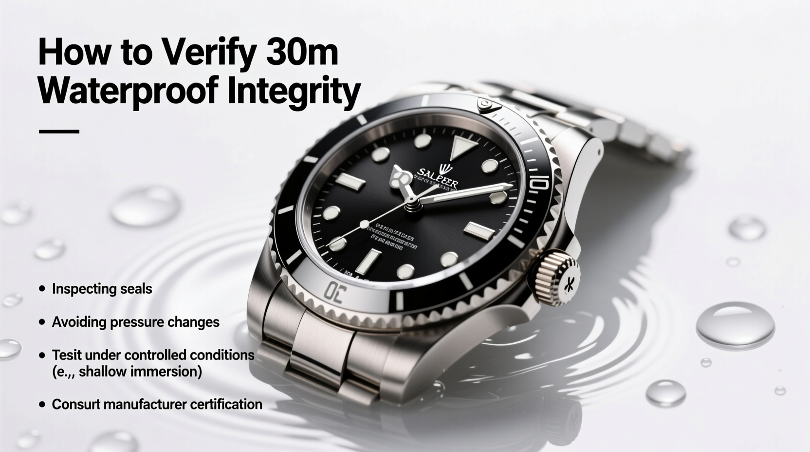 how to accurately verify if your watch is truly 30m waterproof