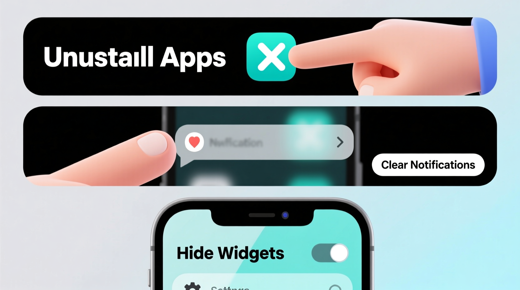 simple and effective ways to remove unwanted items from your cell phone screen
