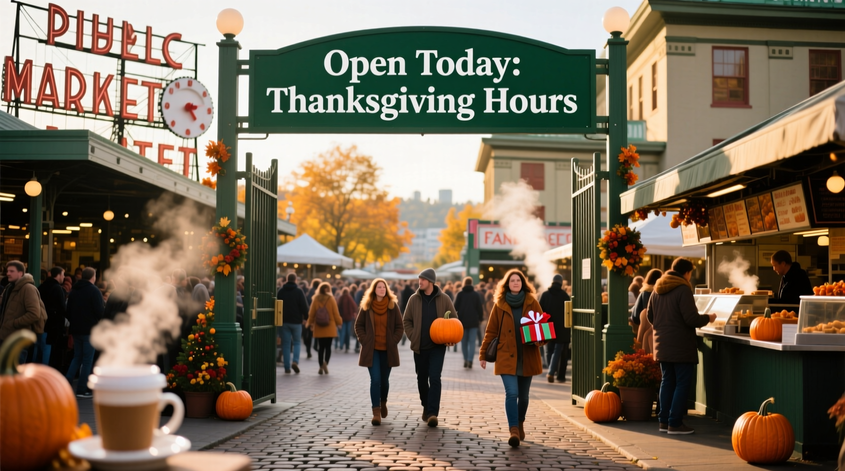 is pike place open on thanksgiving