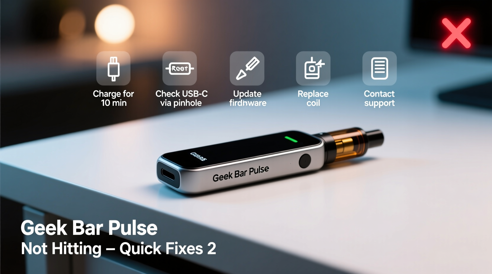 geek bar pulse not hitting troubleshooting quick fixes 2