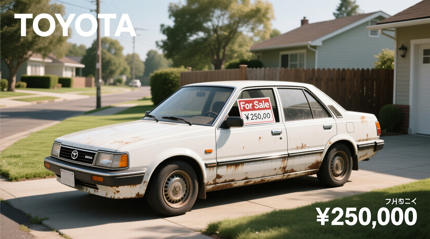 1987 Toyota Corolla hatchback for sale, similar to 1986 model