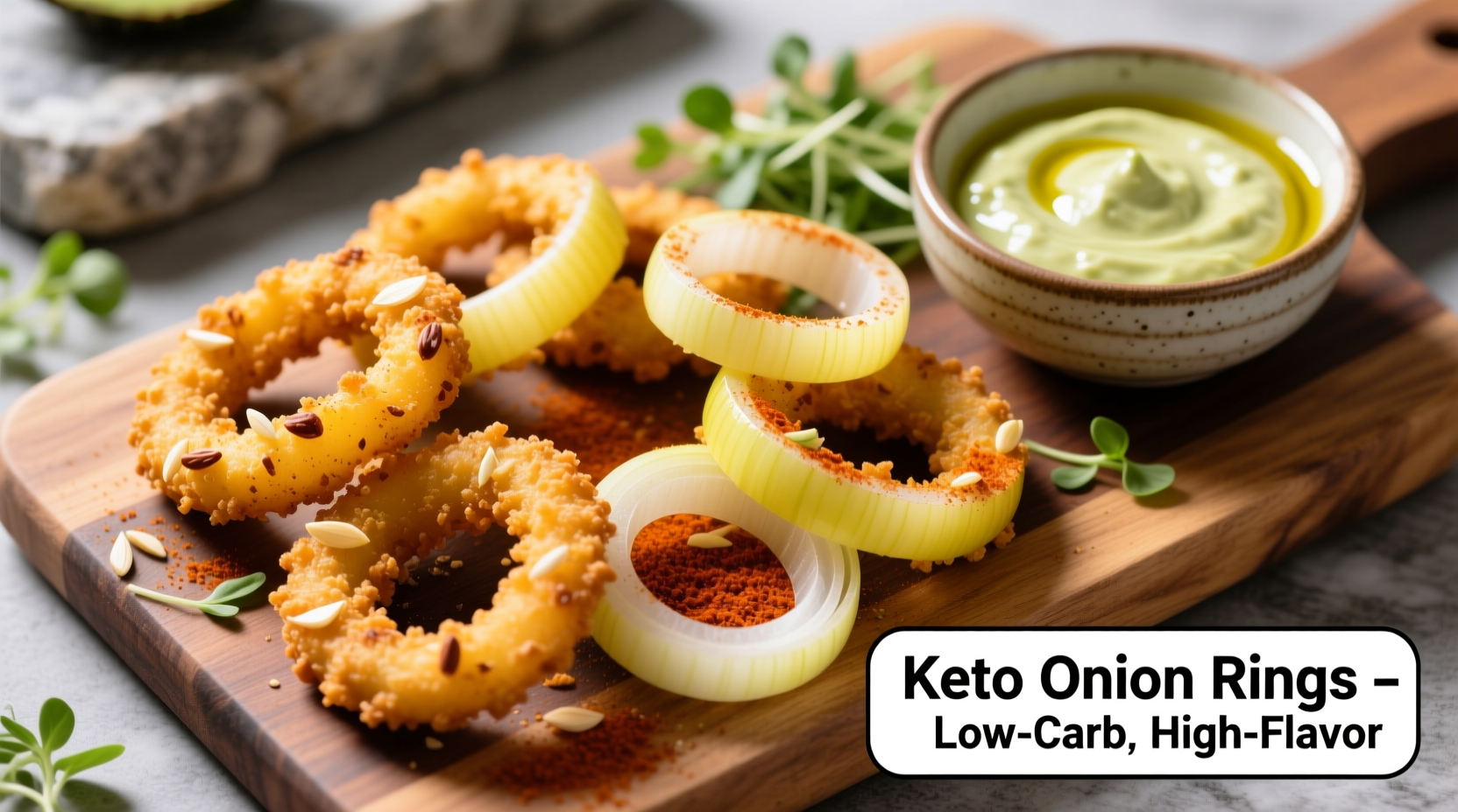keto onion rings