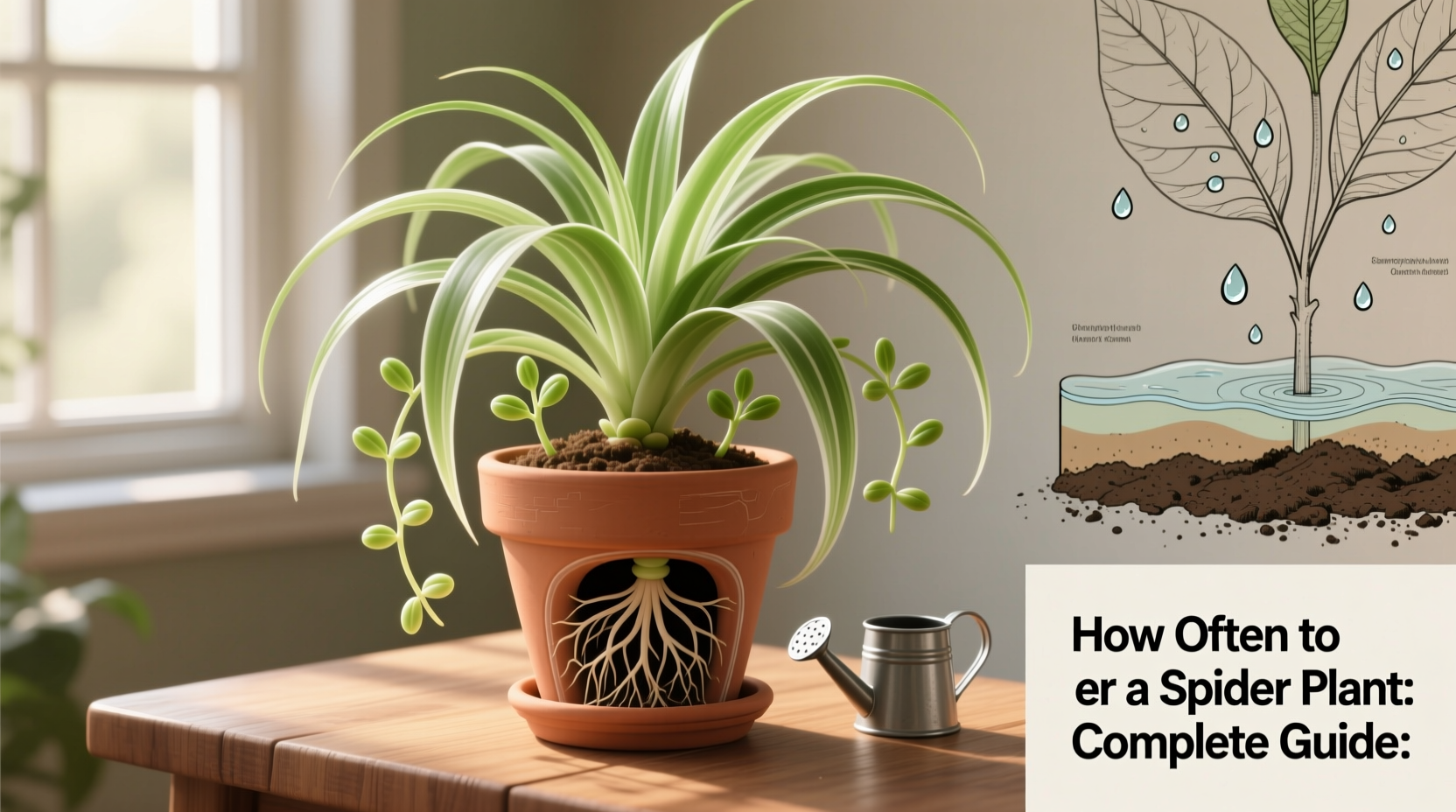 how often should a spider plant be watered