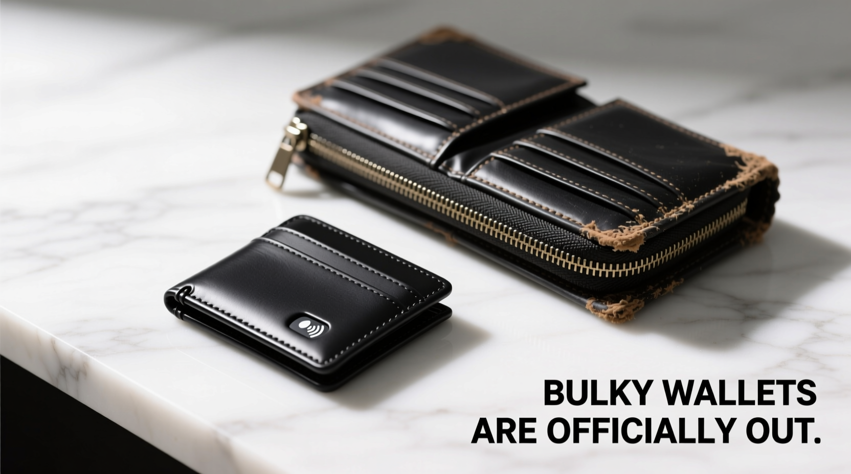 mini wallet vs full size wallet are bulky wallets officially out