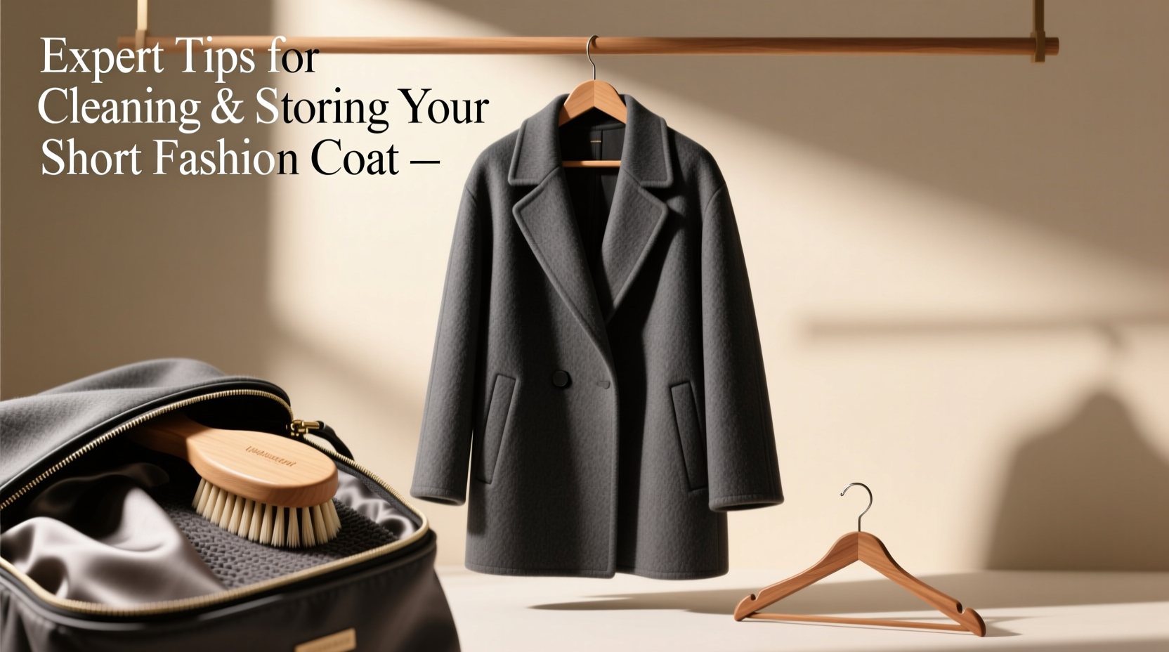 expert tips for cleaning and storing your short fashion coat to keep it looking sharp