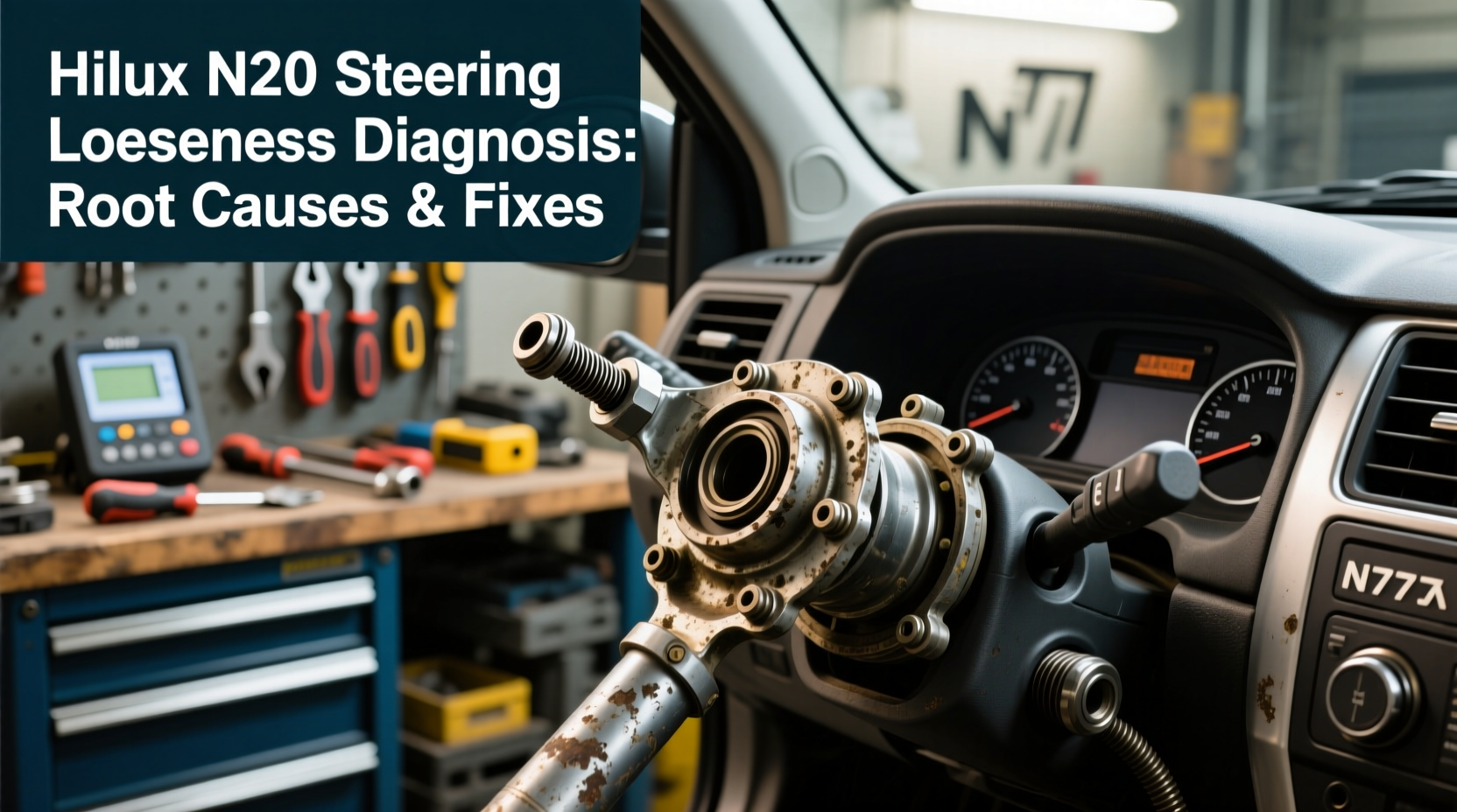 hilux n70 steering looseness diagnosis