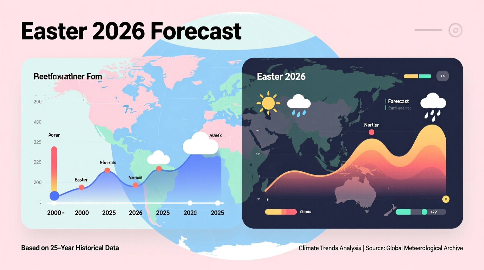 what will the weather be for easter 2026