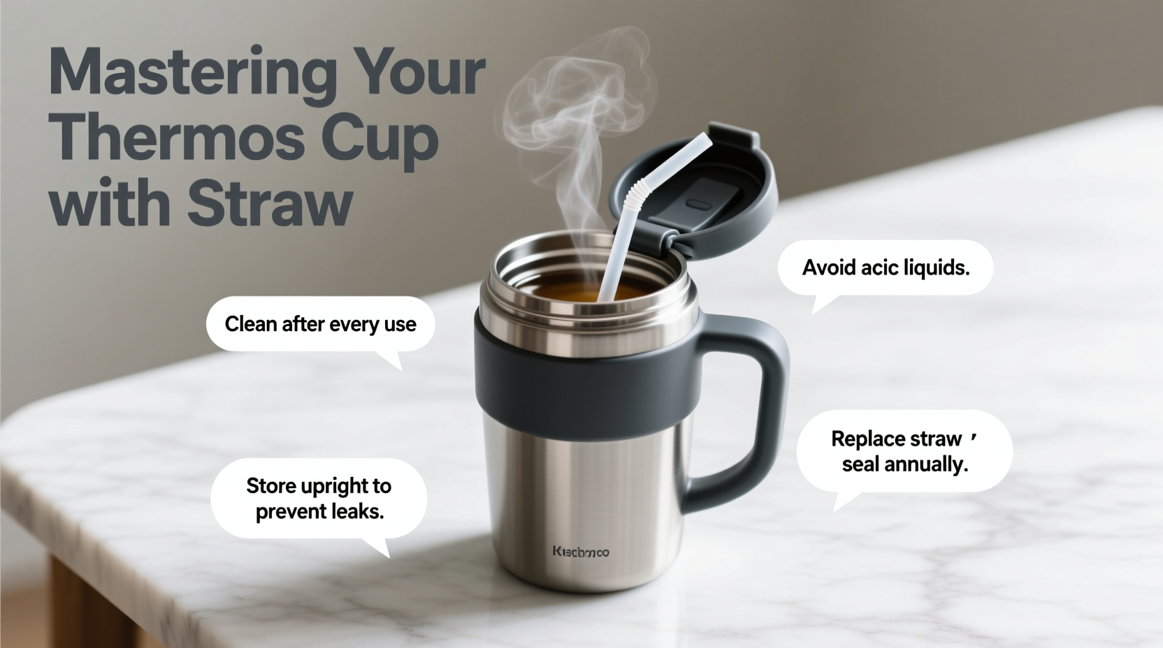 mastering your thermos cup with straw practical tips for optimal use and maintenance