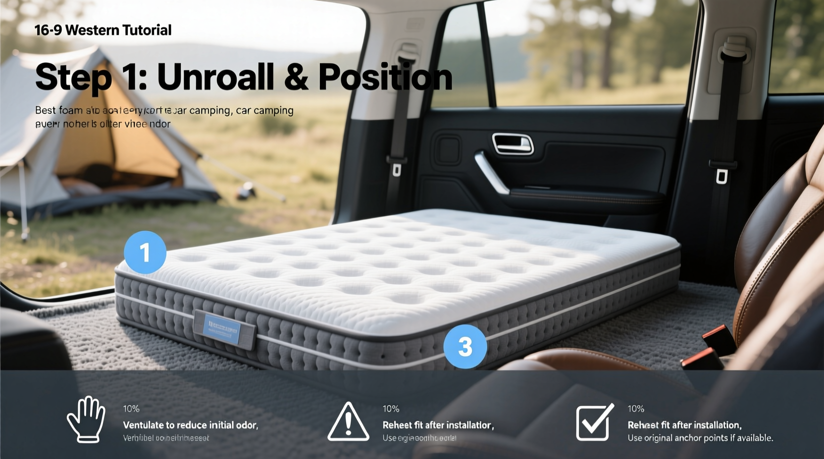 How to Choose Best Foam Mattress for Car Camping: Buying Guide
