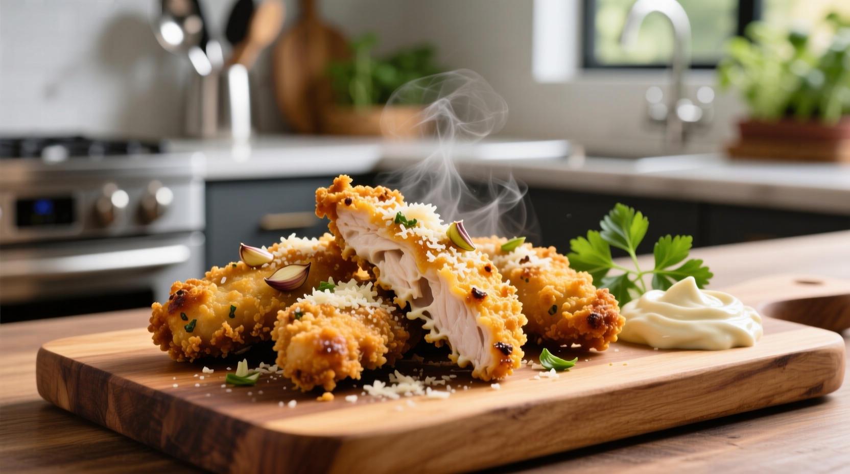 Perfect Garlic Parmesan Chicken Tenders Recipe in 30 Minutes