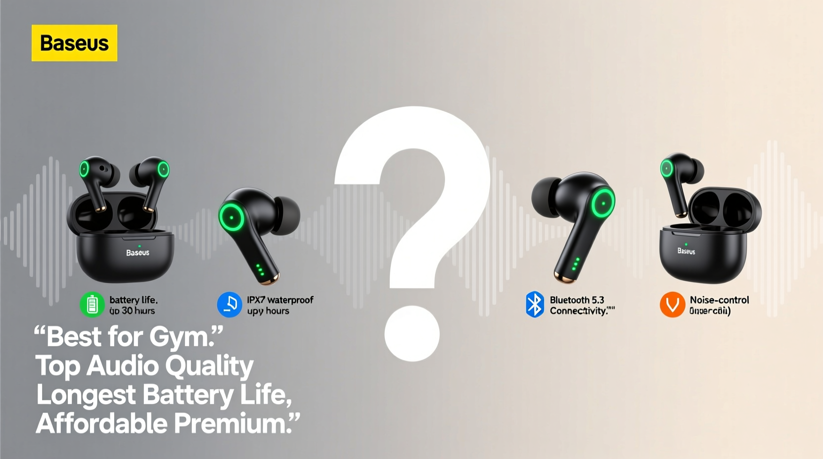 Key features of Baseus TWS 1 Youth Edition earbuds