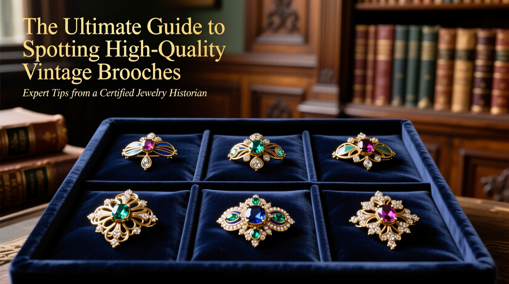 the ultimate guide to spotting high quality vintage brooches with expert tips