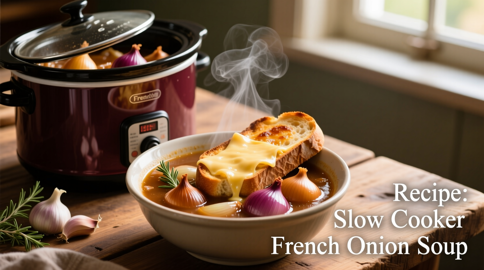 Slow Cooker French Onion Soup Recipe: Effortless Elegance