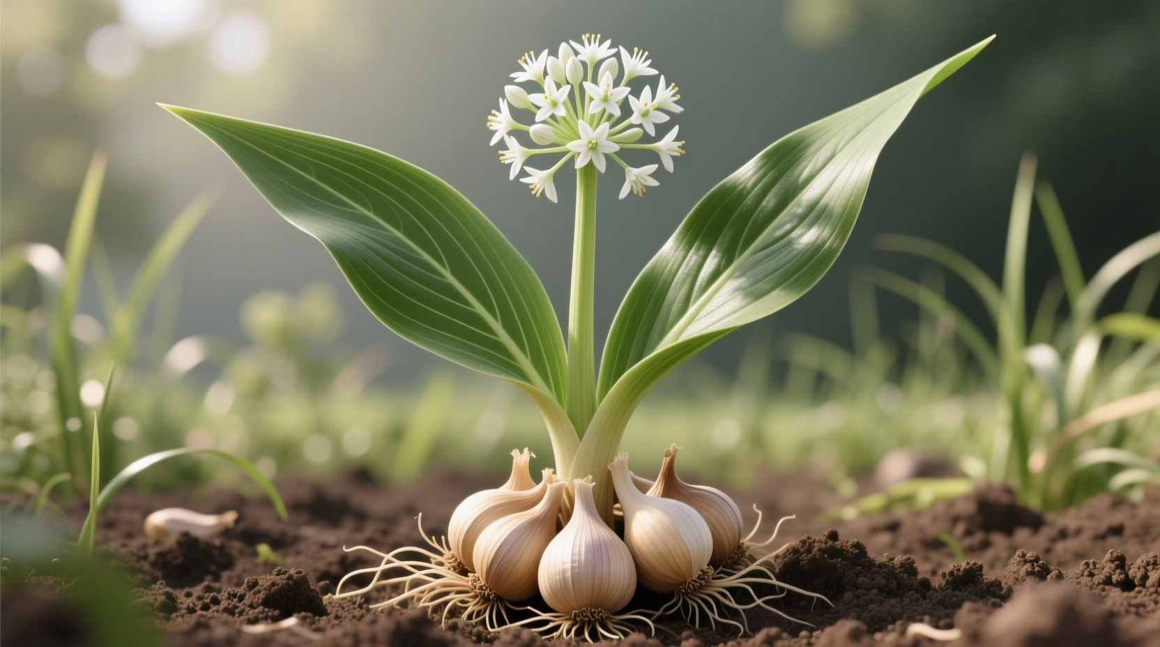What Does a Garlic Plant Look Like: Visual Identification Guide
