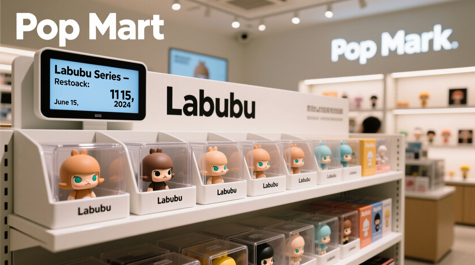 when does pop mart restock labubu in store