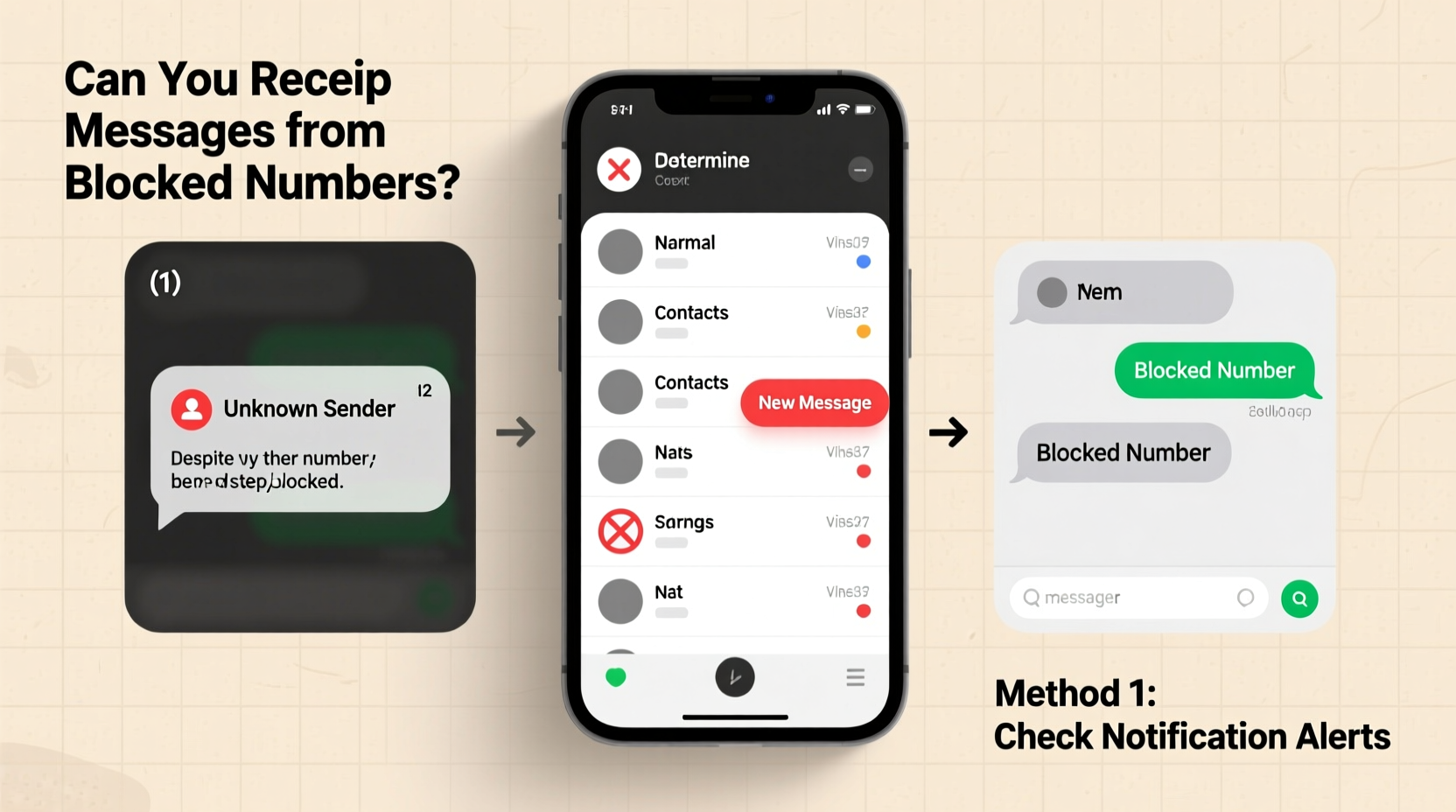how to find out if a blocked number sent you a text practical methods explained