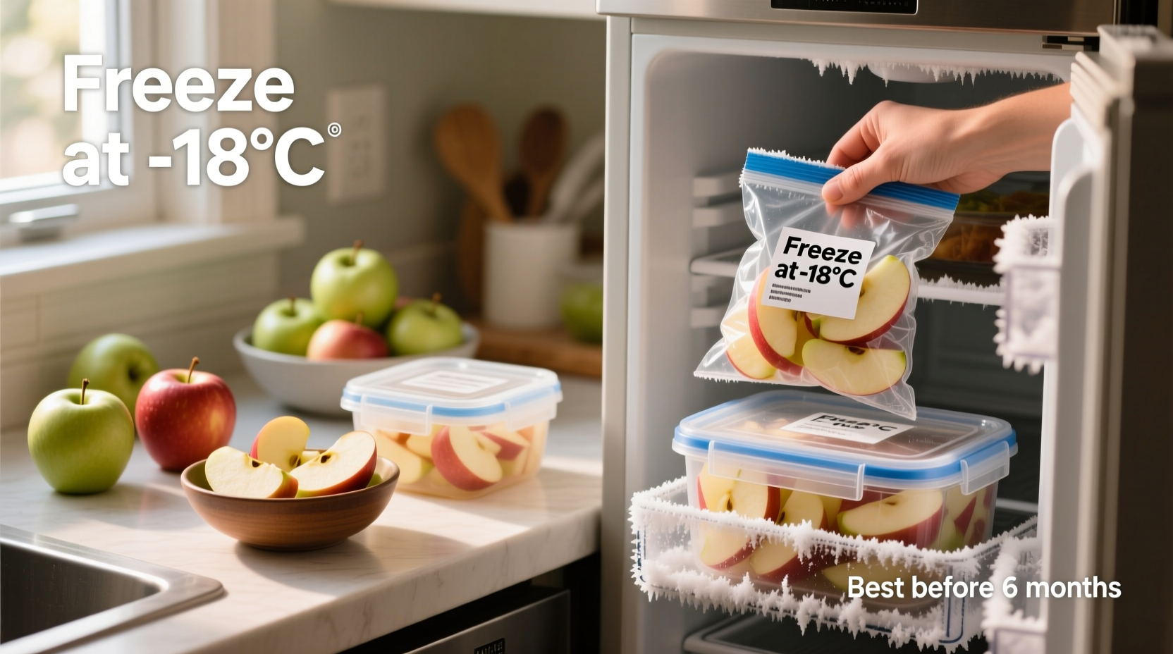 effective methods for the best way to freeze apples at home