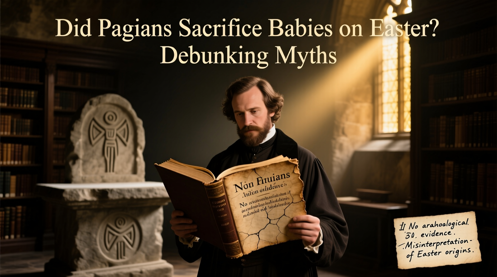 did pagans sacrifice babies on easter