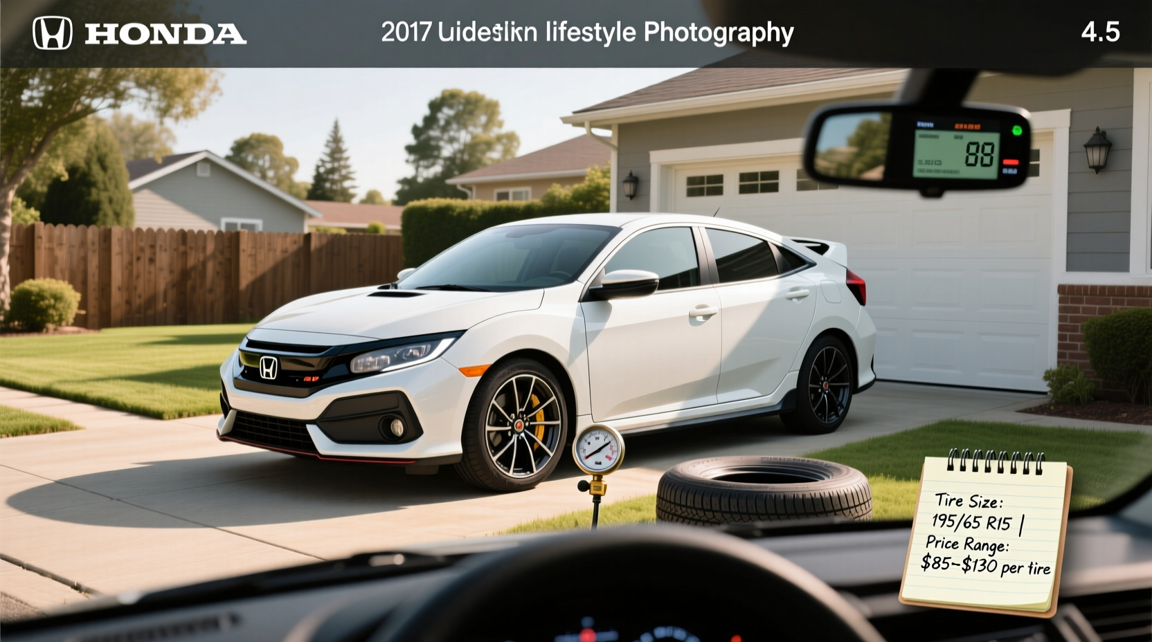 Honda Civic 2017 Tire Size Guide: How to Choose Right