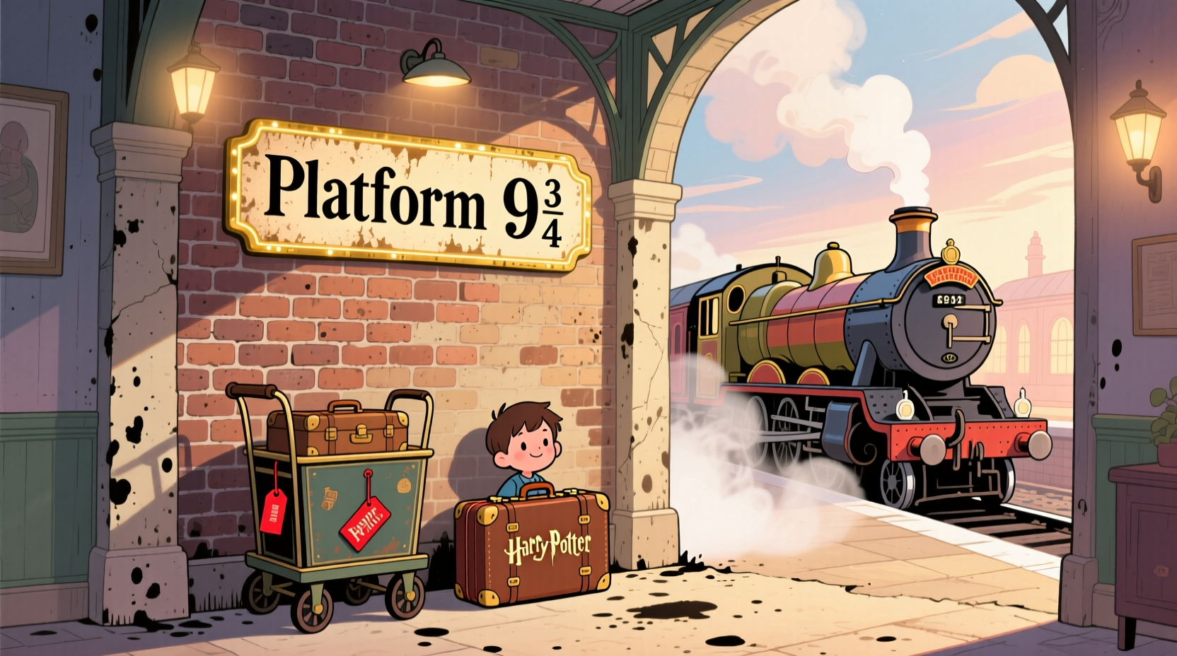 step by step guide to crafting a magical platform 9 3 4 photo booth backdrop at home