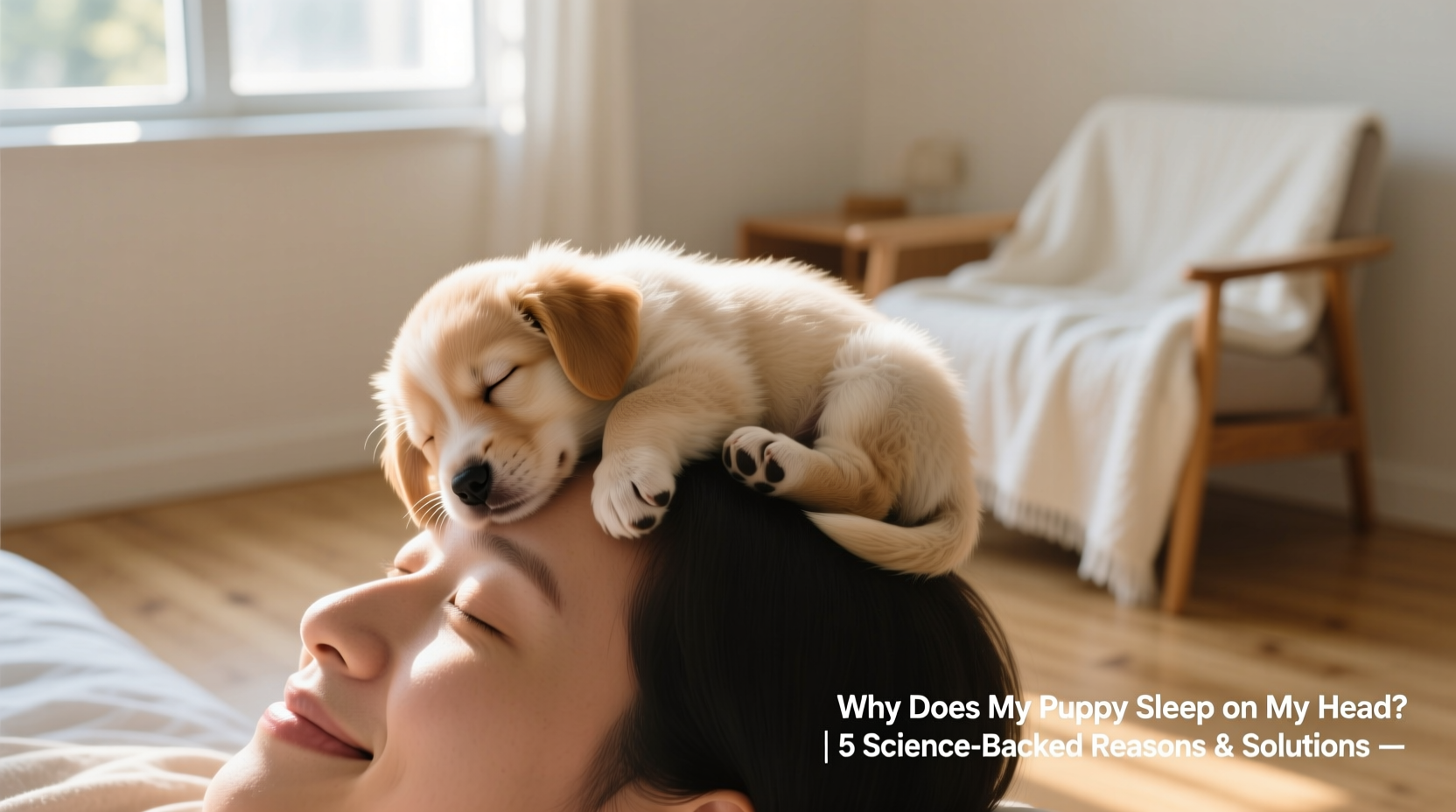 why does my puppy sleep on my head reasons solutions
