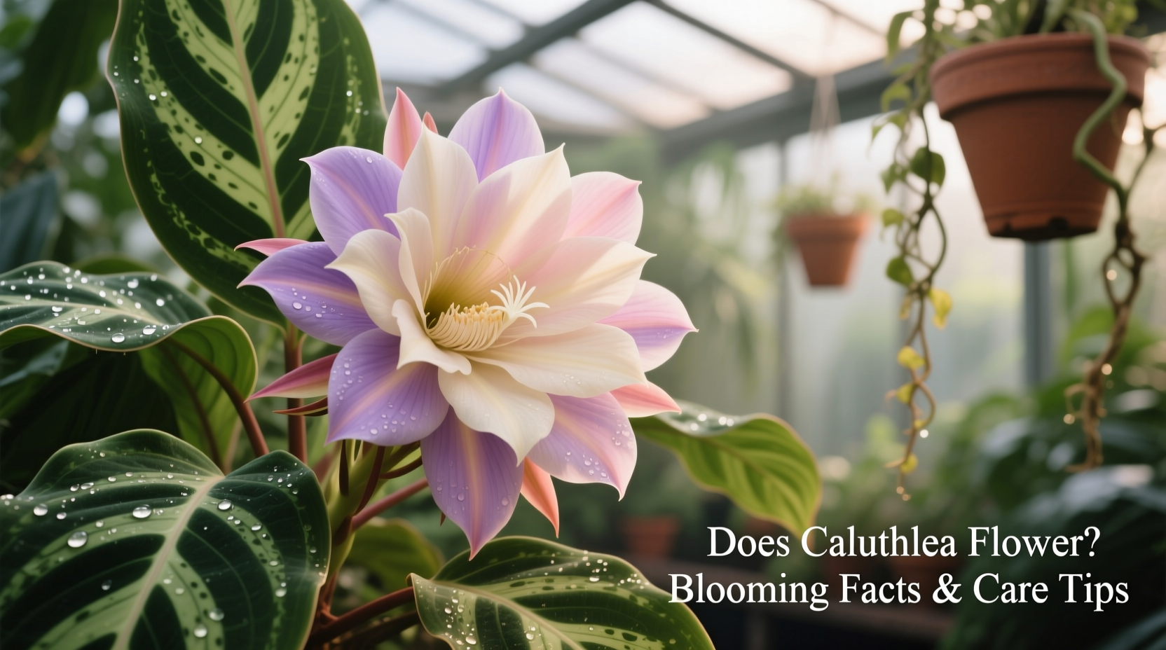does calathea flower