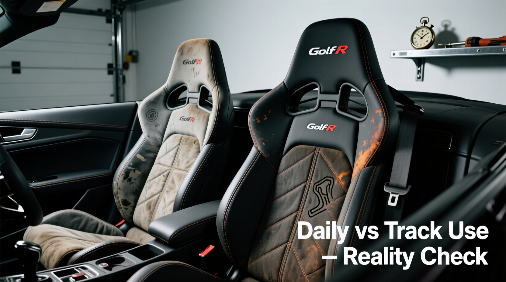 golf r bucket seats daily vs track
