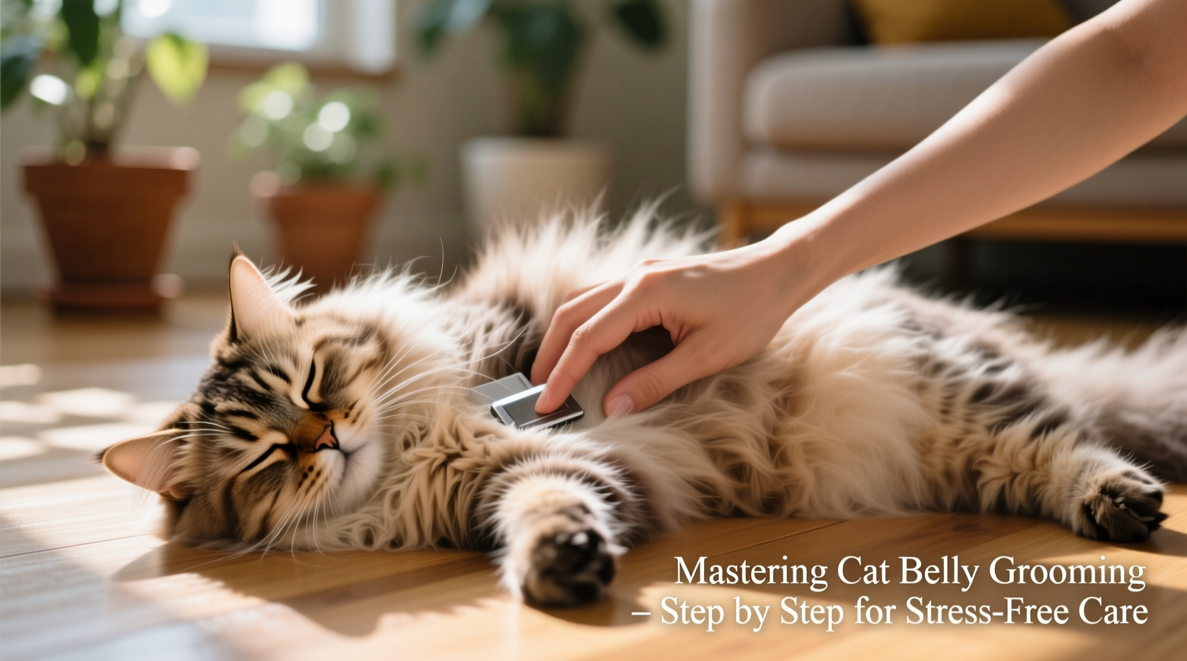 mastering how to groom your cats belly a step by step guide for stress free care