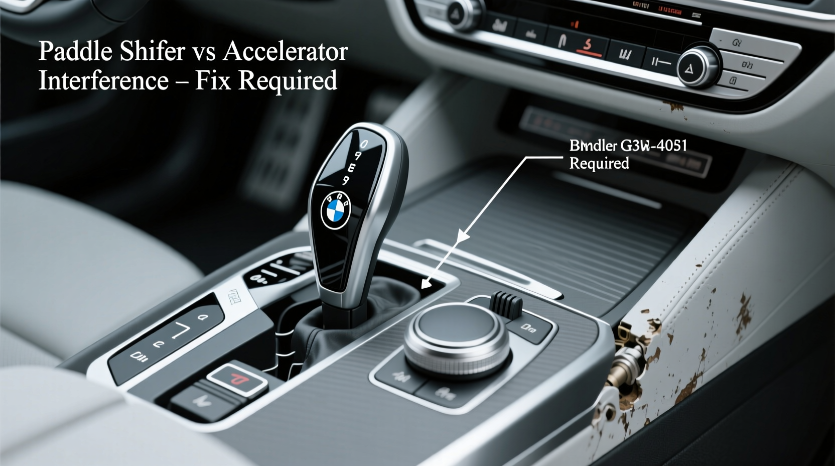 g30 540i paddle acc conflict