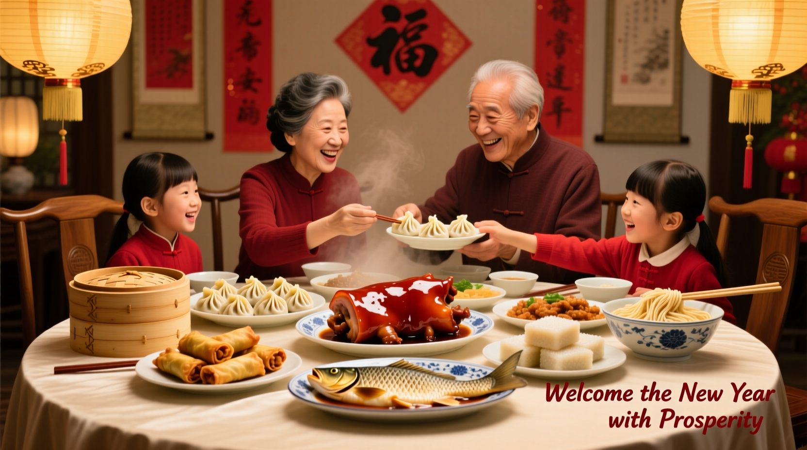 what kind of food is served on chinese new year