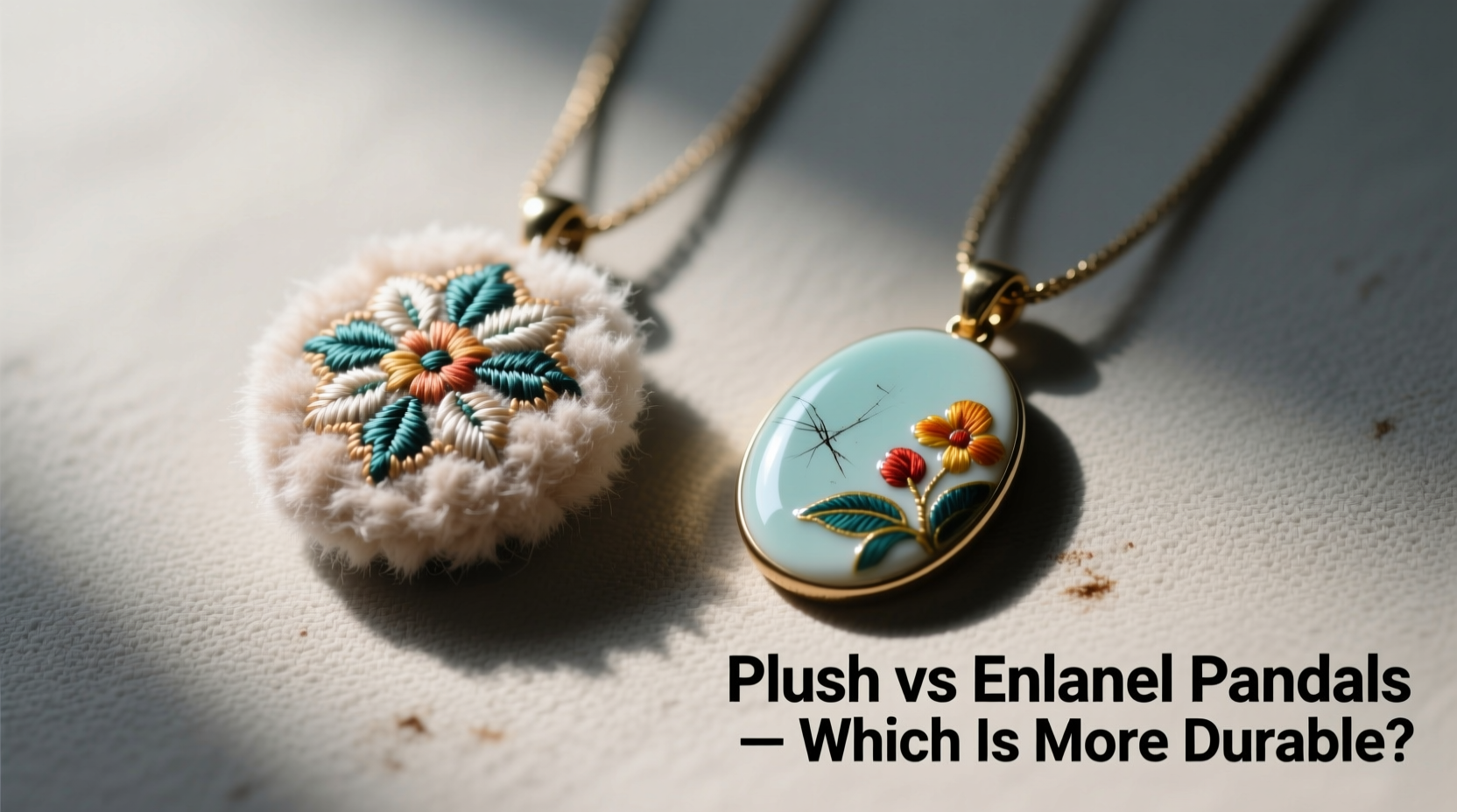 plush vs enamel pendants which ones actually more durable