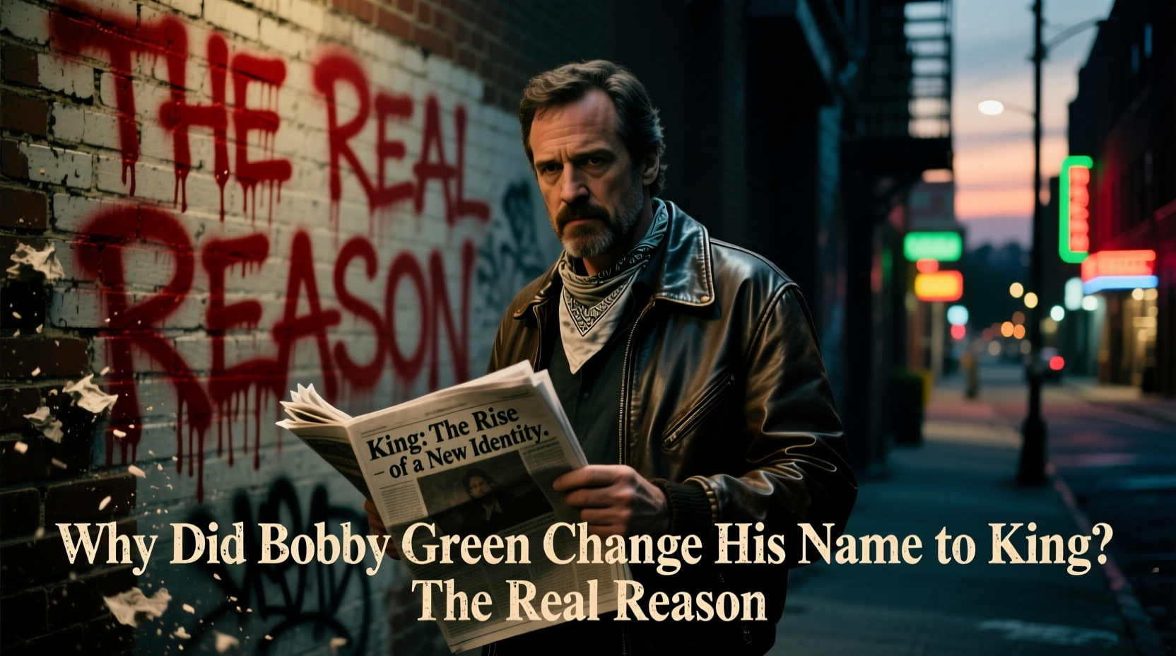 why did bobby green change his name to king the real reason