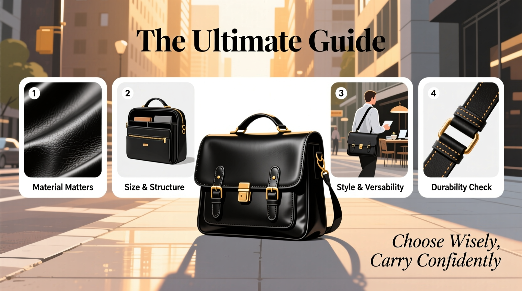 the ultimate guide to choosing a versatile leather bag for everyday commuting