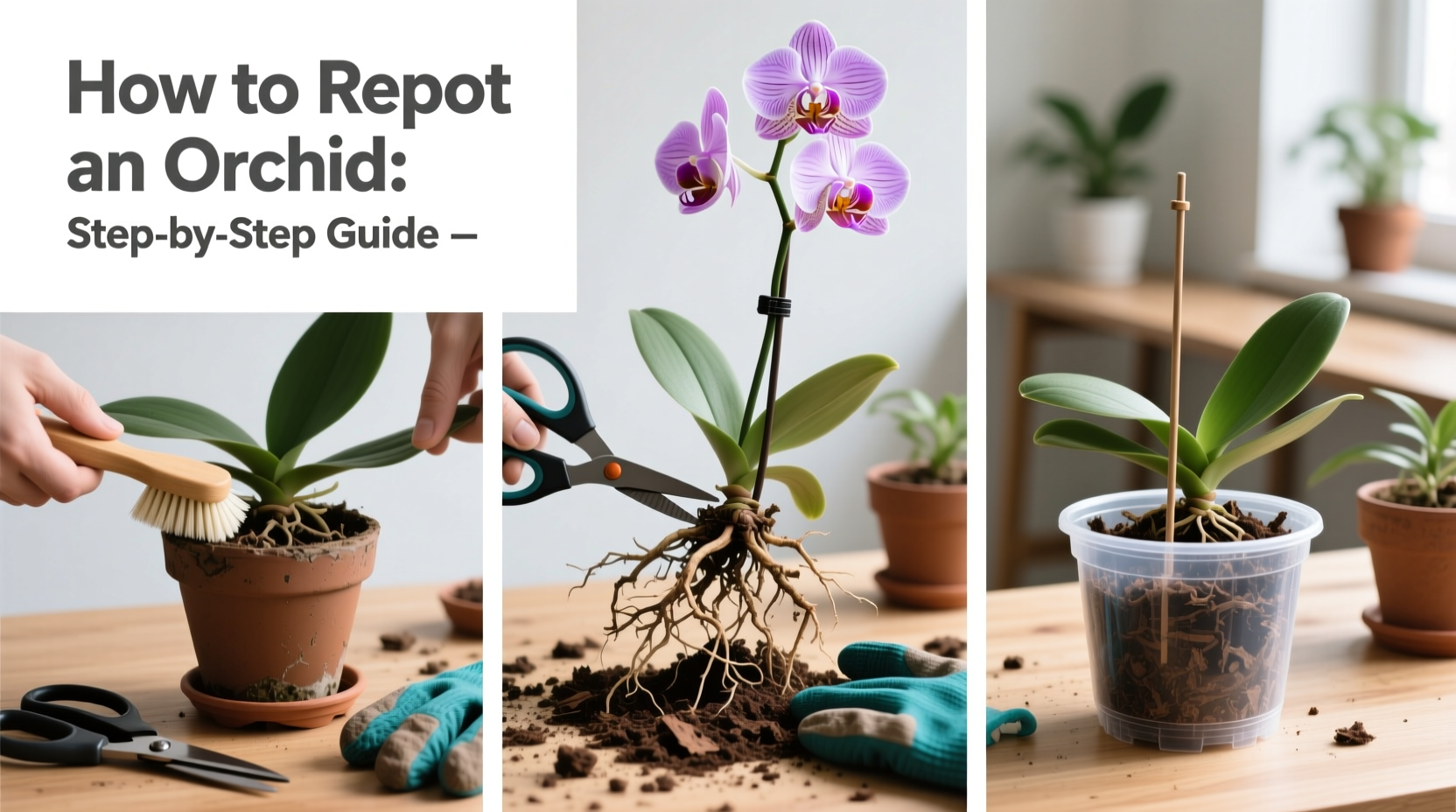 how do you replant an orchid