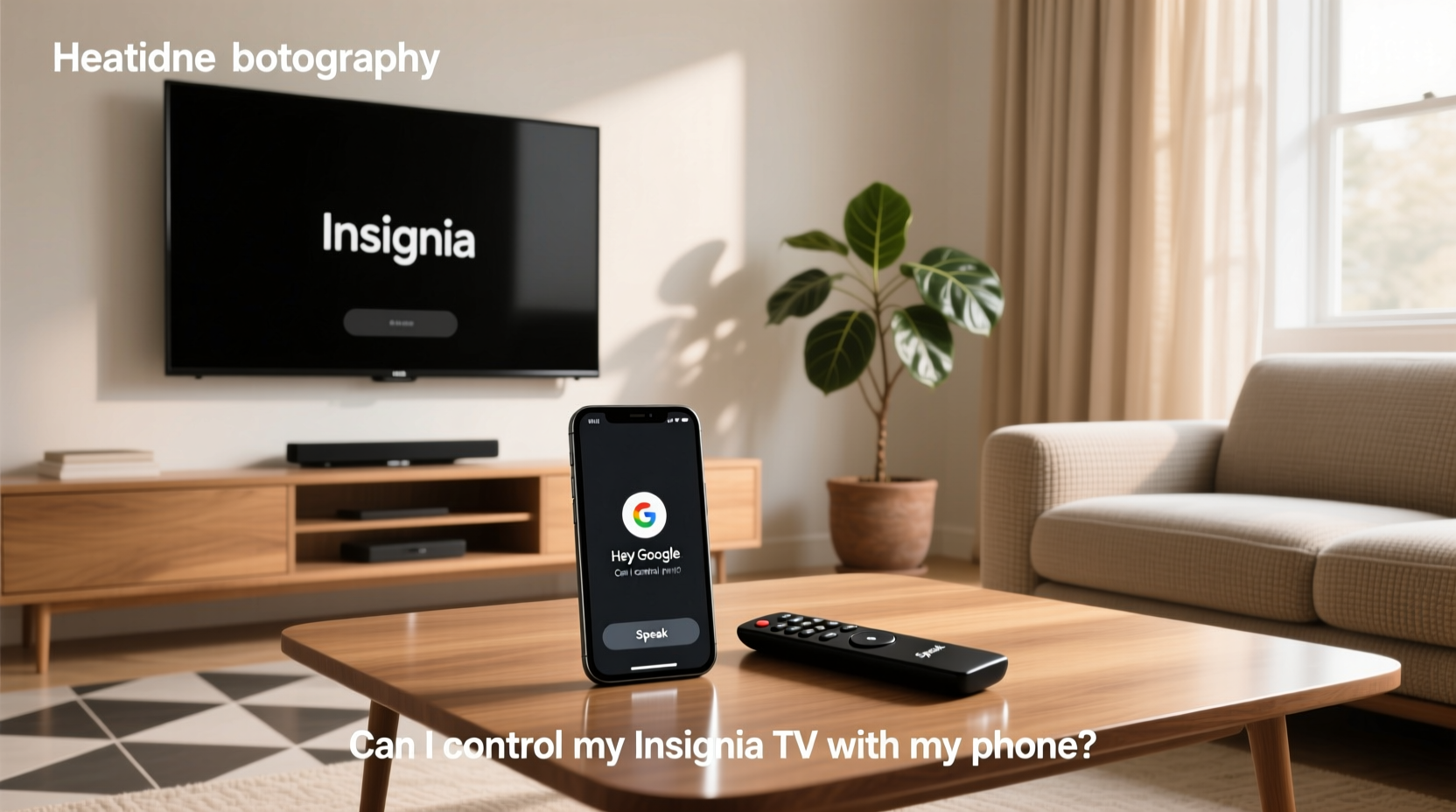 How to Control Insignia TV with Phone or Voice Remote