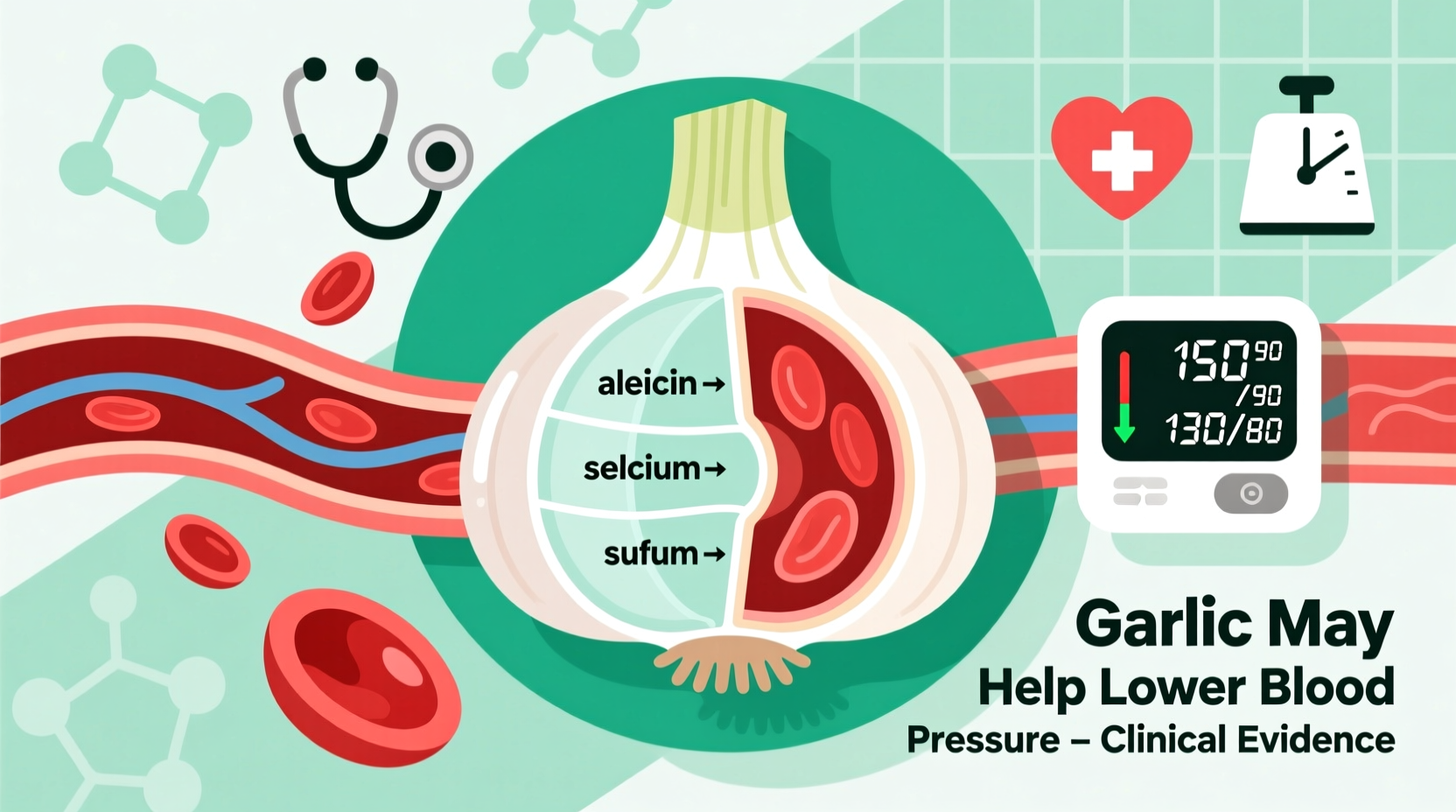 is garlic good for blood pressure