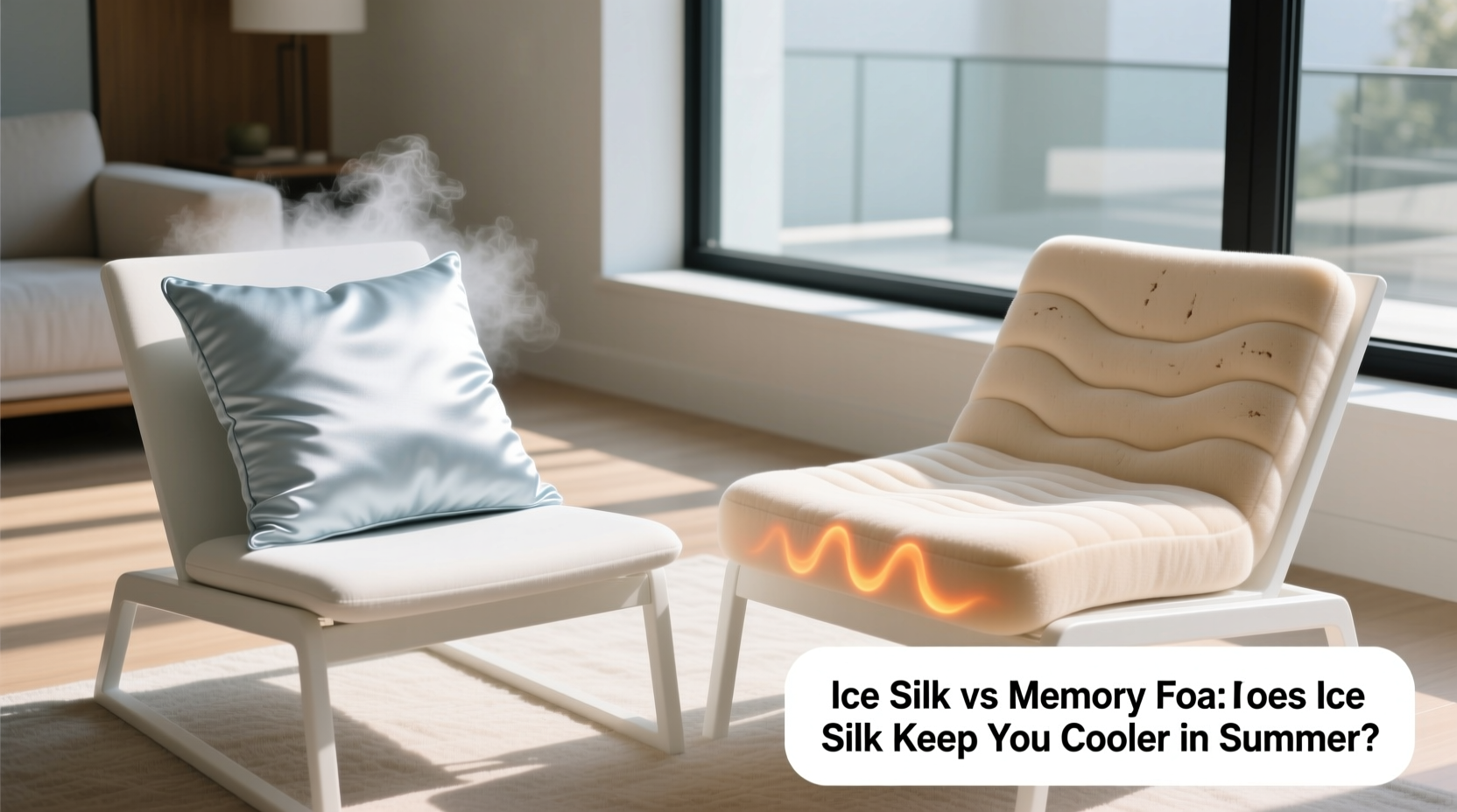 ice silk vs memory foam chair cushions does ice silk actually keep you cooler in summer