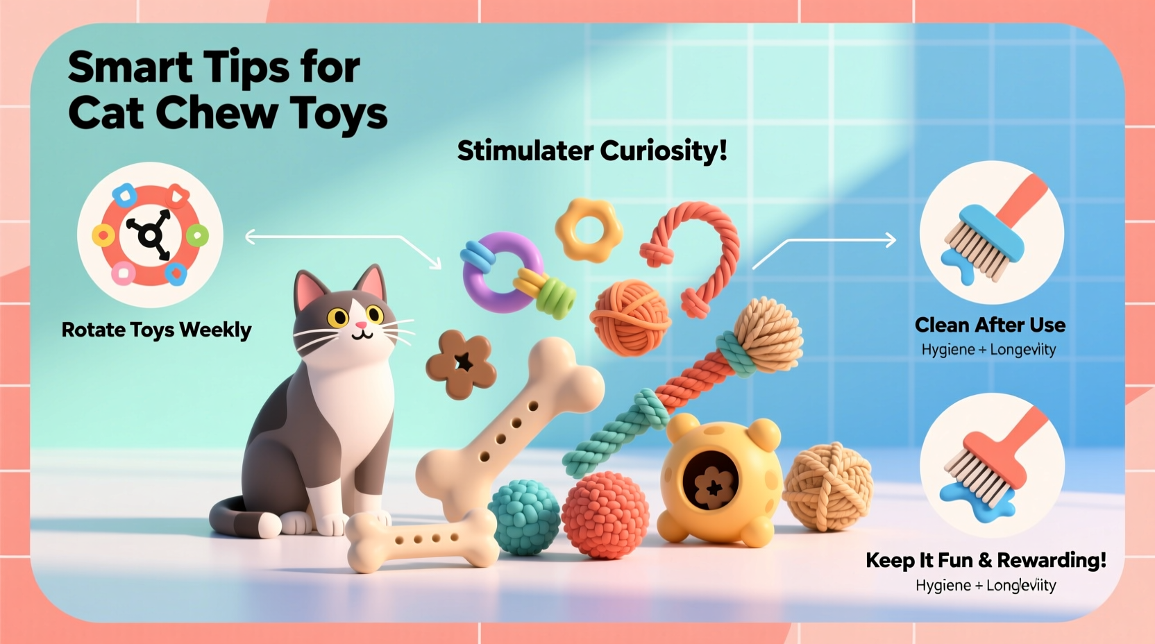 smart tips to make your cat chew toys last longer and stay engaging