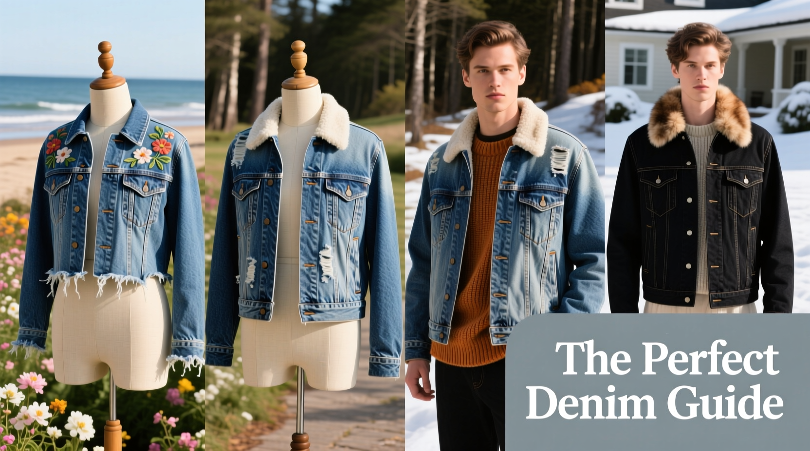 how to select the perfect denim jacket for every season style and comfort tips