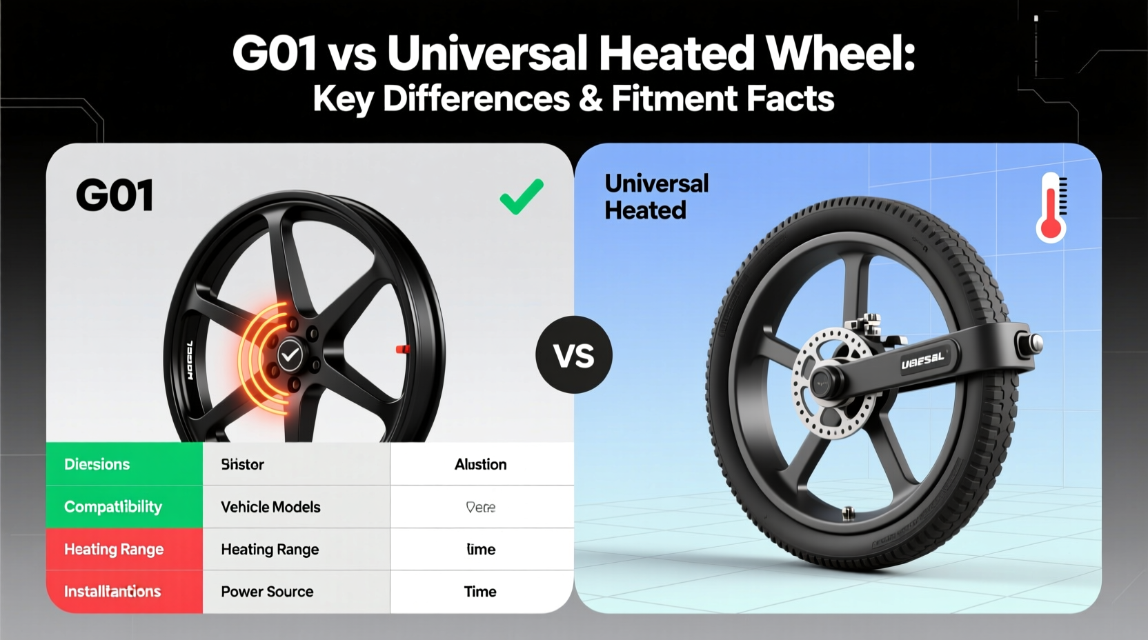 g01 vs universal heated wheel