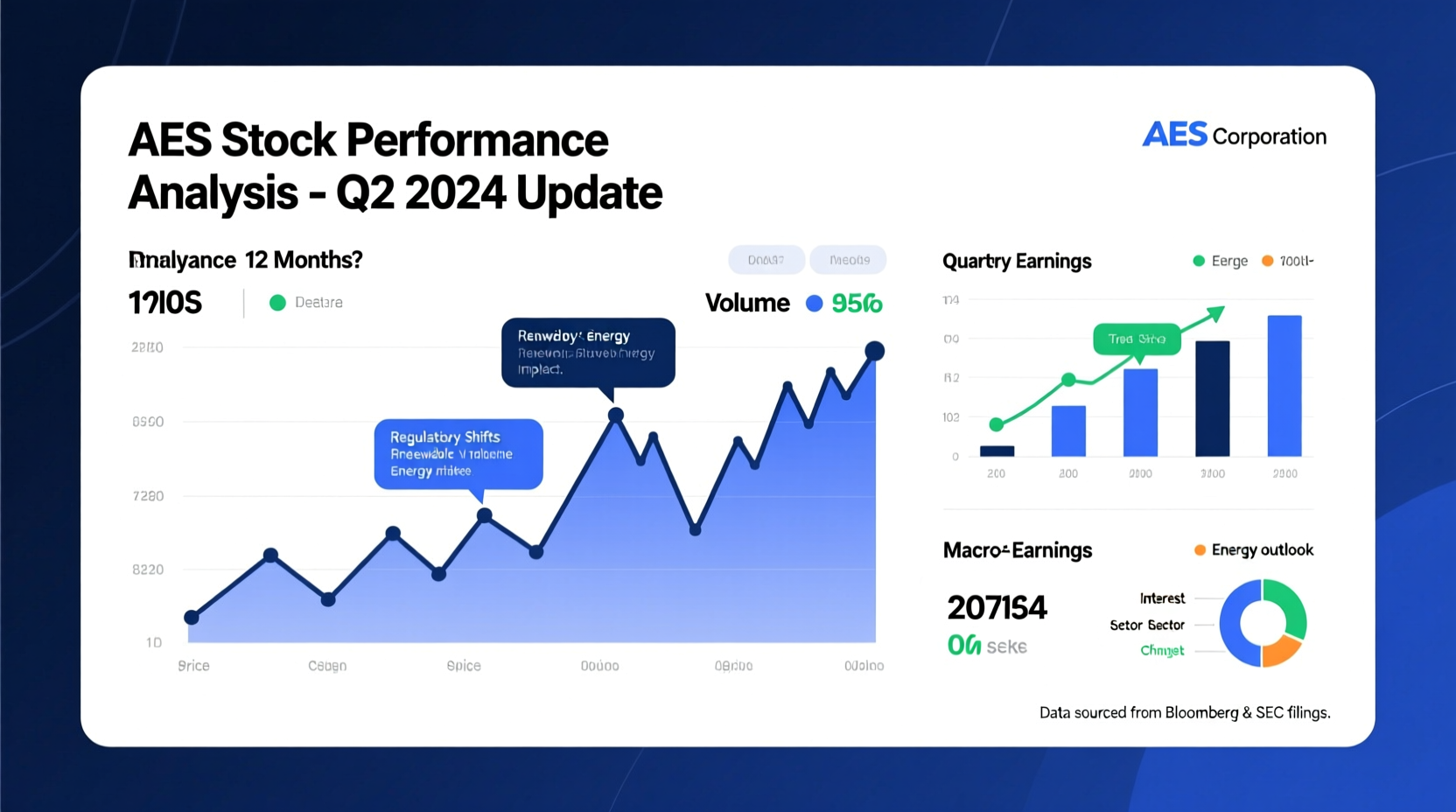 why is aes stock down analyzing recent performance