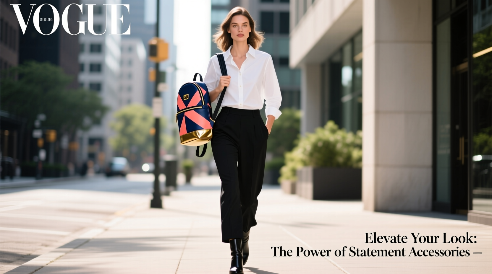 stylish tips for accessorizing with a designer printed backpack to elevate your look