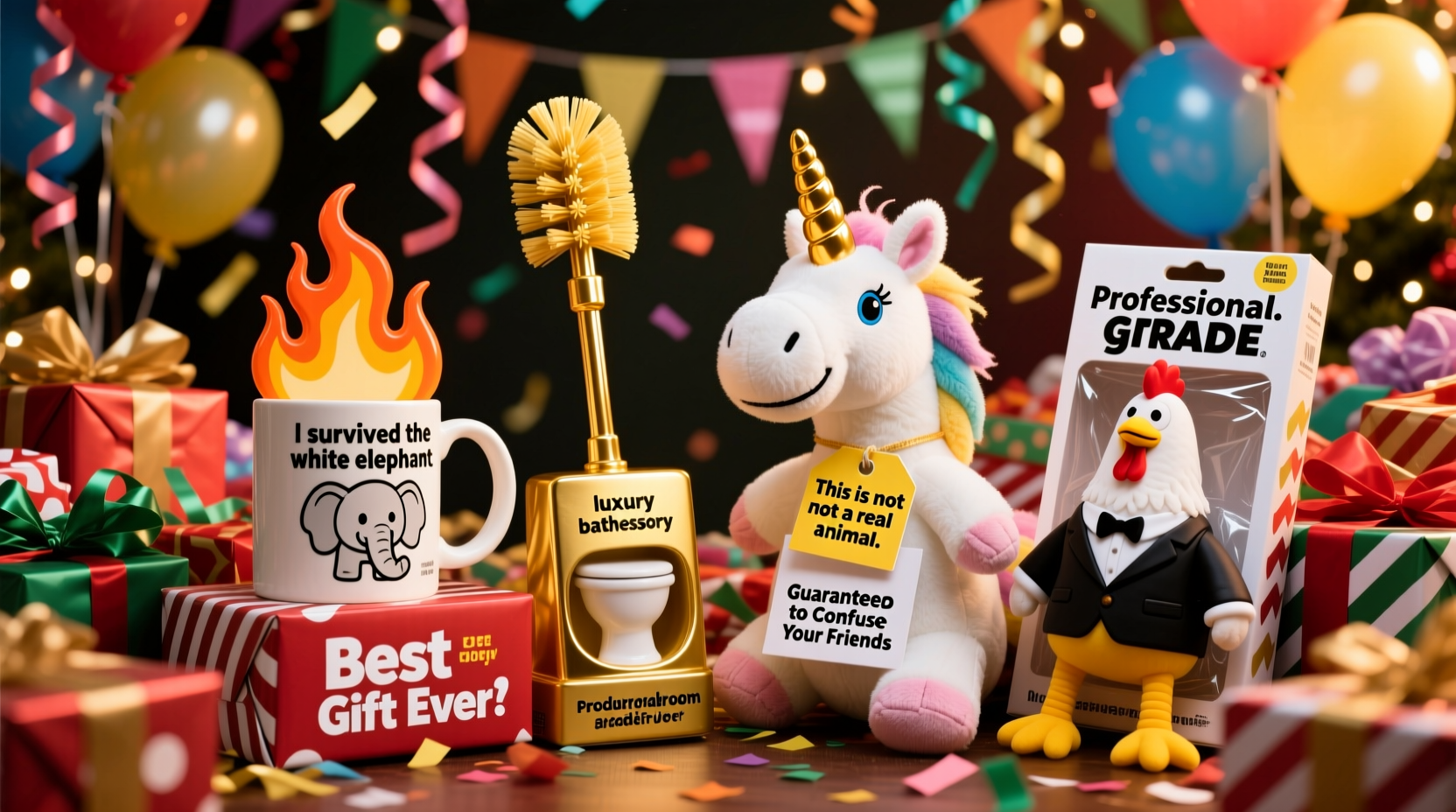 white elephant game gift ideas for adults hilarious steals
