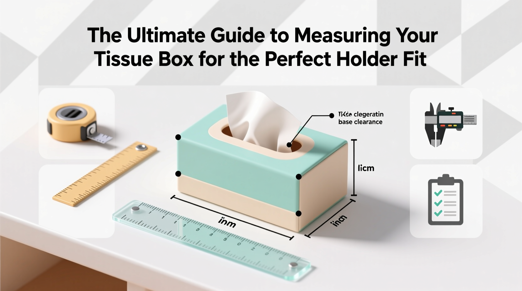 the ultimate guide to measuring your tissue box for the perfect holder fit