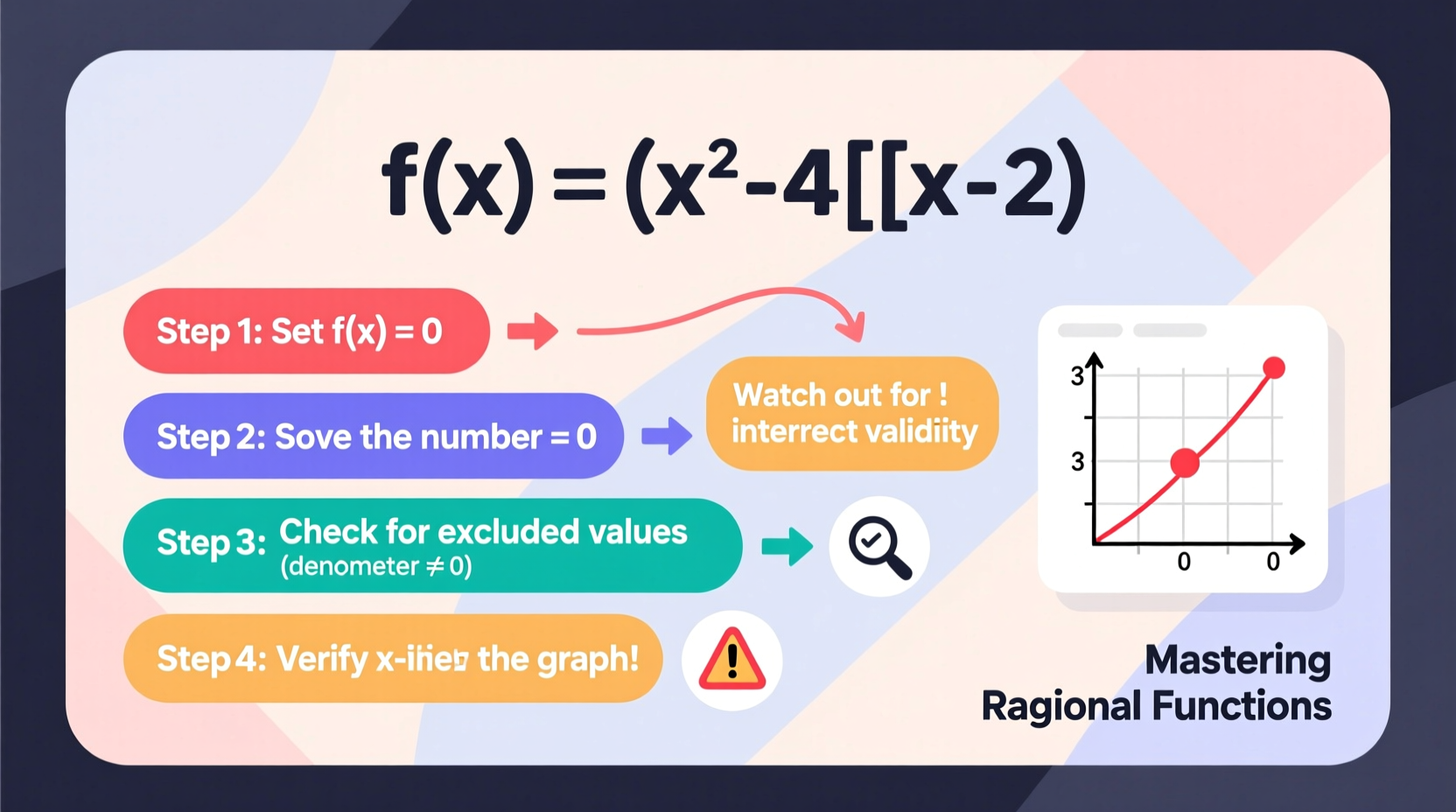mastering how to find the x intercept of a rational function step by step guide and tips